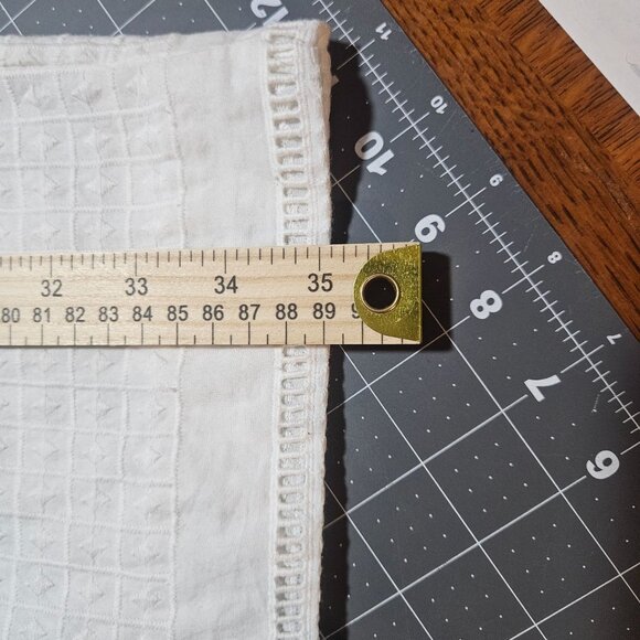 J. Crew Womens White Textured Bell Sleeve Dress Size 4 Cotton - Picture 12 of 16